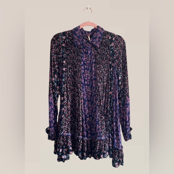 Free People Lost In You Floral Printed Tunic - Picture 5 of 9